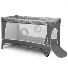 Дитячий манеж Lionelo Flower Grey Scandi
